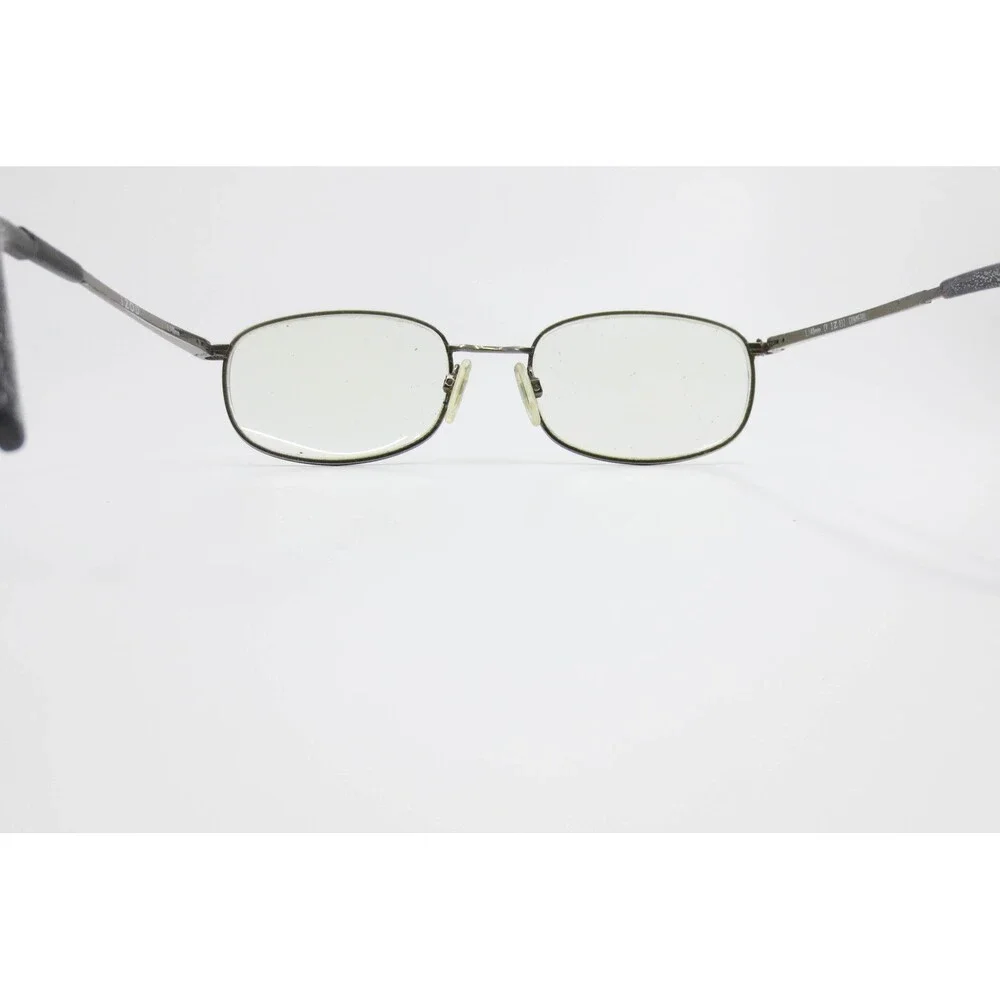 IZOD Eyeglasses IZ 032 Gunmetal Oval Metal Frame Glasses 47-17-140 Mens Womens